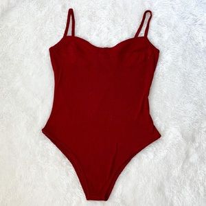 Spaghetti tank bodysuit